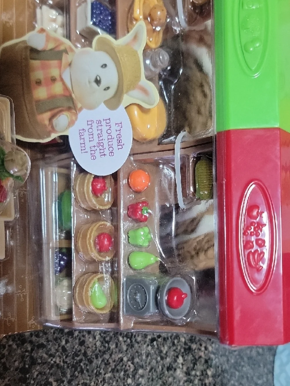 Li'l Woodzeez Playset Hoppin' Farmers Market BRAND NEW Sealed! 🔥🐻🍎🍏 - Picture 3 of 11